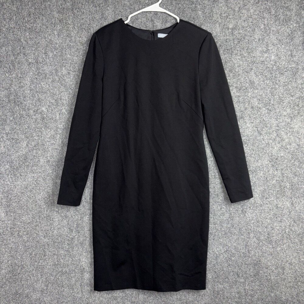 Antonio Melani Dress Womens Size 8 Black Sheath Ponte classic Capsule